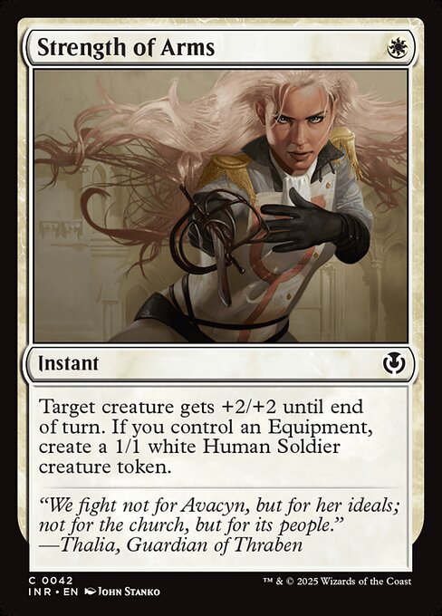 INR: Strength of Arms