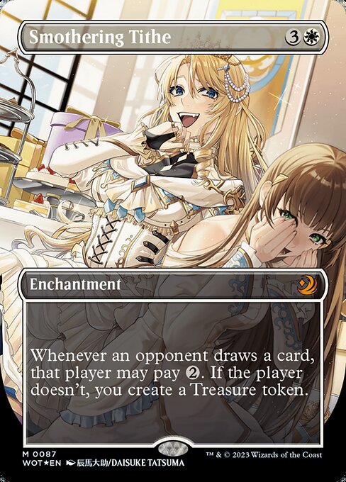 WOT: Smothering Tithe (Anime Borderless) (Confetti Foil)