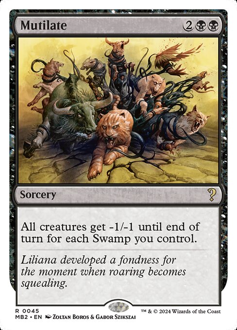 MB2: Mutilate (White Border)
