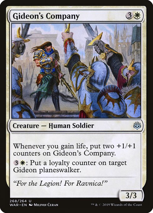WAR: Gideon's Company