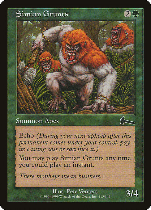 ULG: Simian Grunts (Foil)