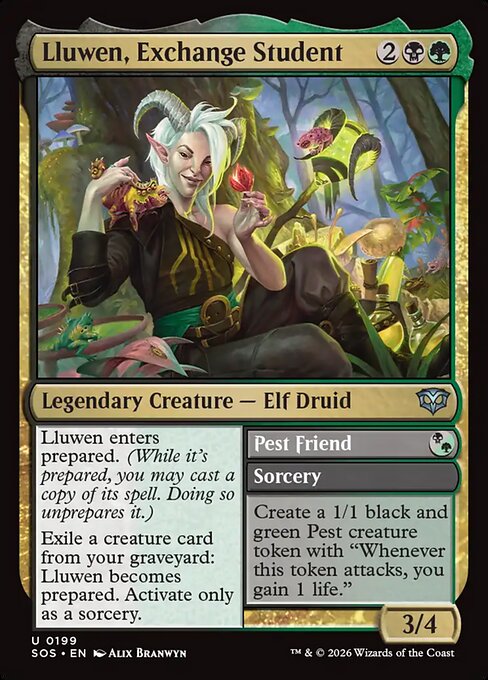 SOS: Lluwen, Exchange Student (Foil)