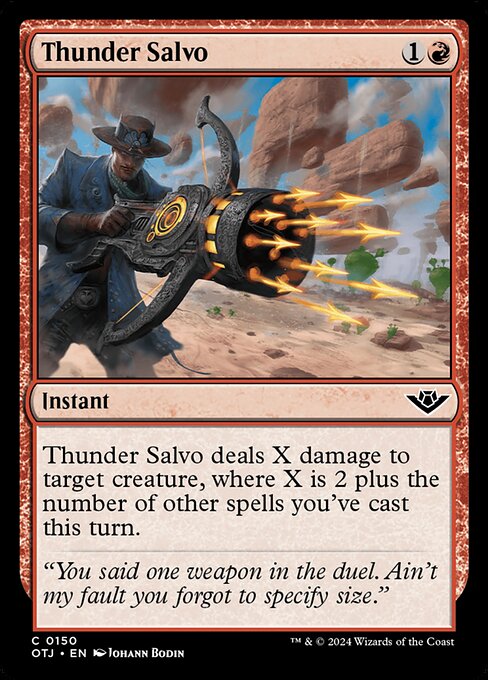 OTJ: Thunder Salvo (Foil)