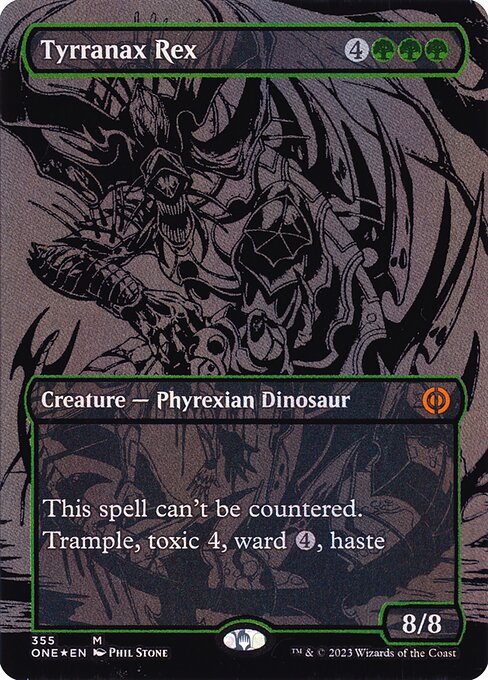 ONE: Tyrranax Rex (Oil Slick Raised Foil)
