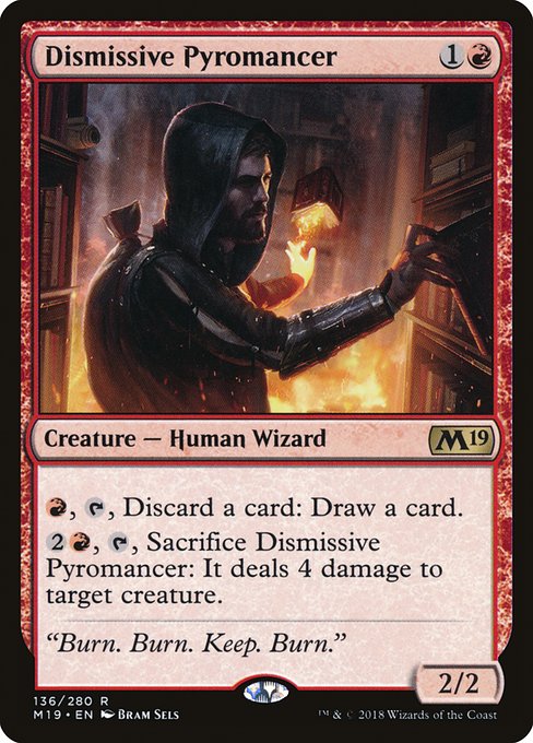M19: Dismissive Pyromancer (Foil)