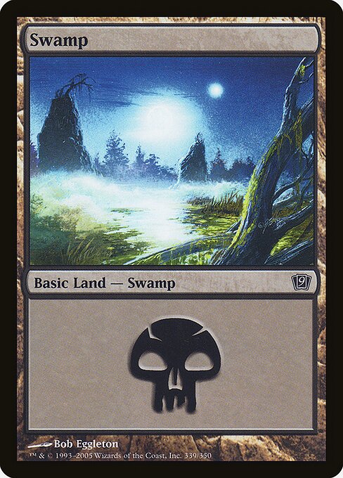 9ED: Swamp (339) (Foil)