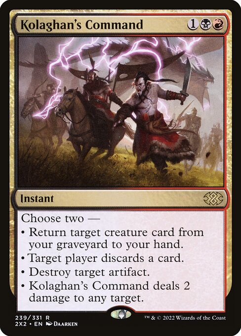2X2: Kolaghan's Command