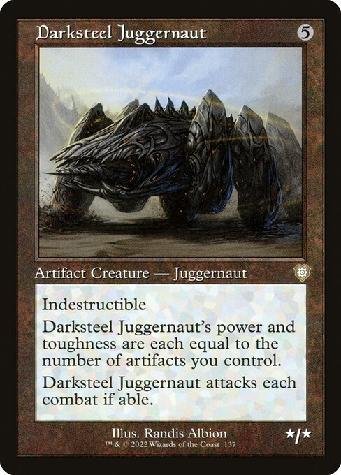BRC: Darksteel Juggernaut (Retro Frame)