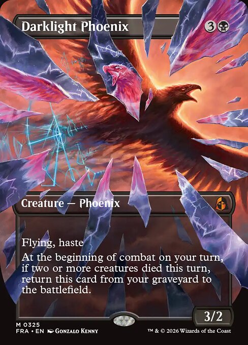 FRA: Darklight Phoenix (Borderless) (0325)