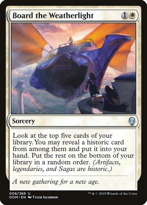 DOM: Board the Weatherlight (Foil)