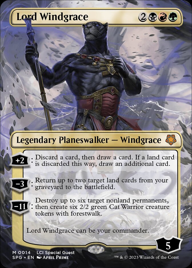 Lord Windgrace (Borderless) [Foil] :: SPG