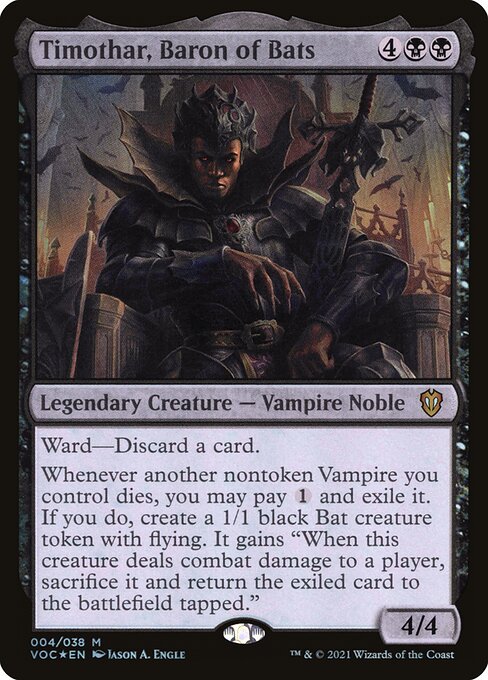 VOC: Timothar, Baron of Bats (Foil)