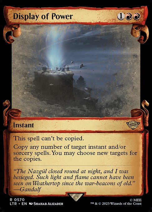 LTR: Display of Power (Showcase Scrolls)