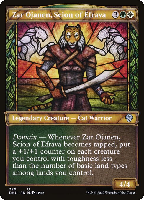 DMU: Zar Ojanen, Scion of Efrava (Showcase) (Foil)