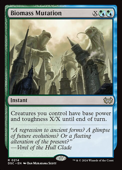 DSC: Biomass Mutation