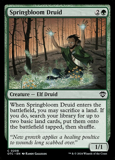 OTC: Springbloom Druid