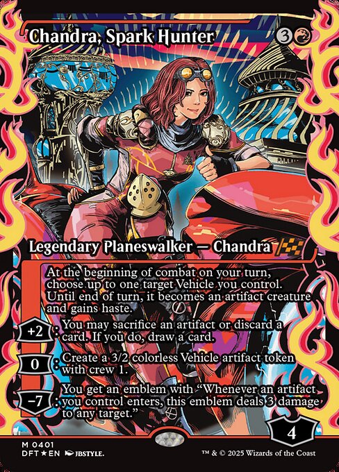 DFT: Chandra, Spark Hunter (Showcase) (Foil)