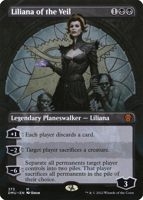DMU: Liliana of the Veil (Borderless) (Foil)
