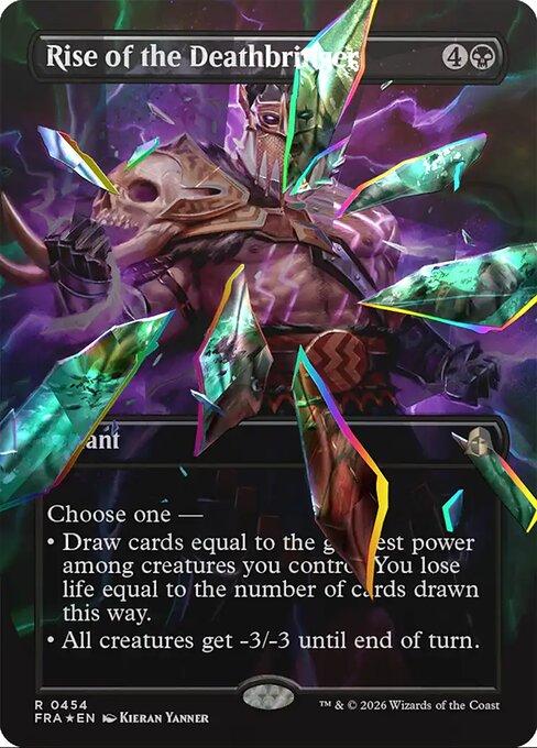 FRA: Rise of the Deathbringer (Borderless) (Facet Foil)
