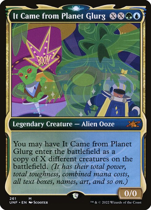 UNF: It Came from Planet Glurg (Showcase) (Foil)