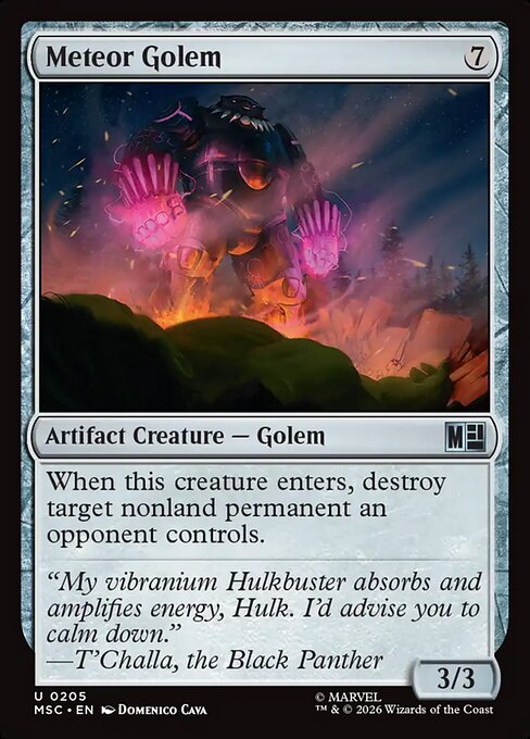 MSC: Meteor Golem