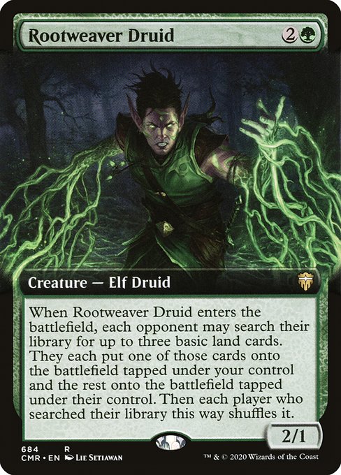 CMR: Rootweaver Druid (Extended Art) (Foil)