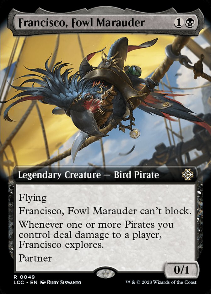 Francisco, Fowl Marauder (Extended Art) :: LCC