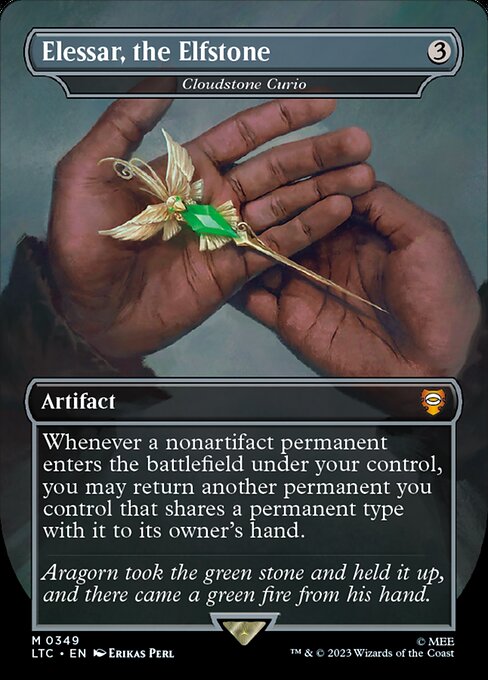 LTC: Elessar, the Elfstone - Cloudstone Curio