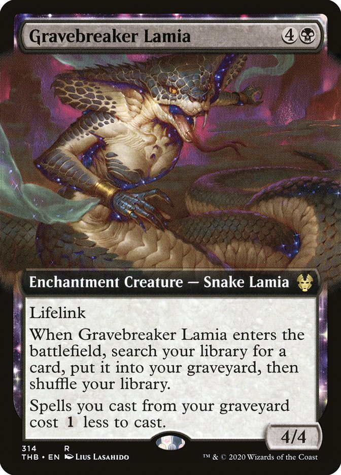 Gravebreaker Lamia (Extended Art) [Foil] :: THB