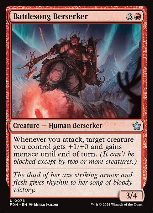 FDN: Battlesong Berserker