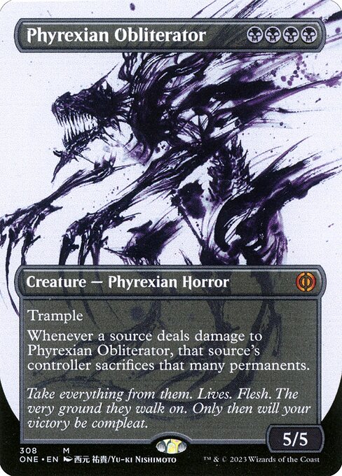 ONE: Phyrexian Obliterator (Showcase) (Foil)