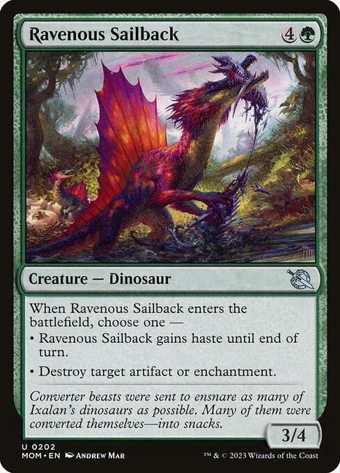 MOM: Ravenous Sailback