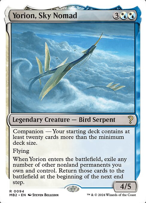 MB2: Yorion, Sky Nomad (White Border)