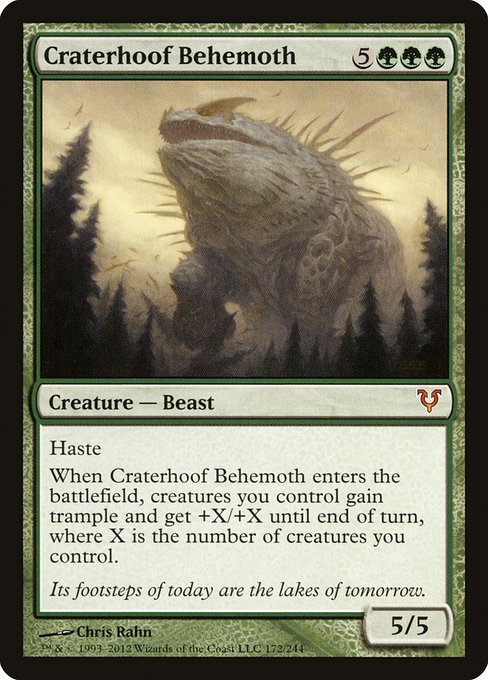 AVR: Craterhoof Behemoth (Foil)