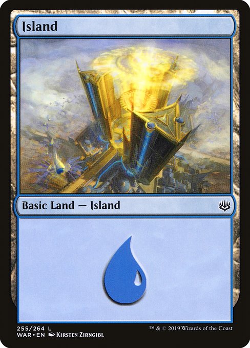 WAR: Island (255) (Foil)