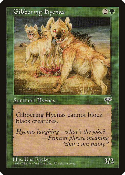 MIR: Gibbering Hyenas