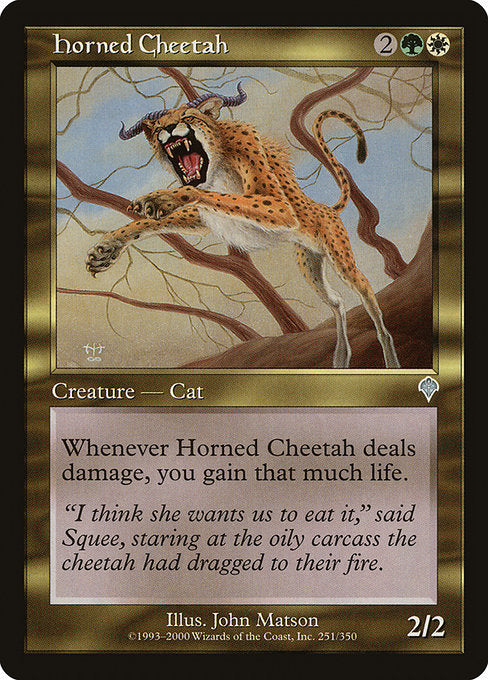 INV: Horned Cheetah (Foil)