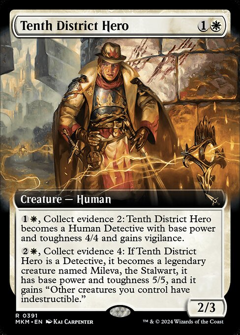 MKM: Tenth District Hero (Extended Art) (Foil)