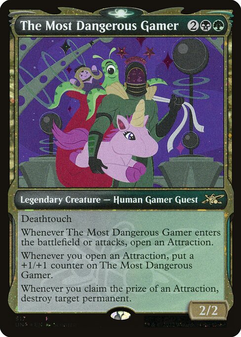 UNF: The Most Dangerous Gamer (Showcase) (Galaxy Foil)