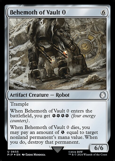PIP: Behemoth of Vault 0 (Surge Foil)