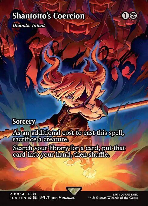 FCA: Shantotto's Coercion - Diabolic Intent (Showcase) (Foil)