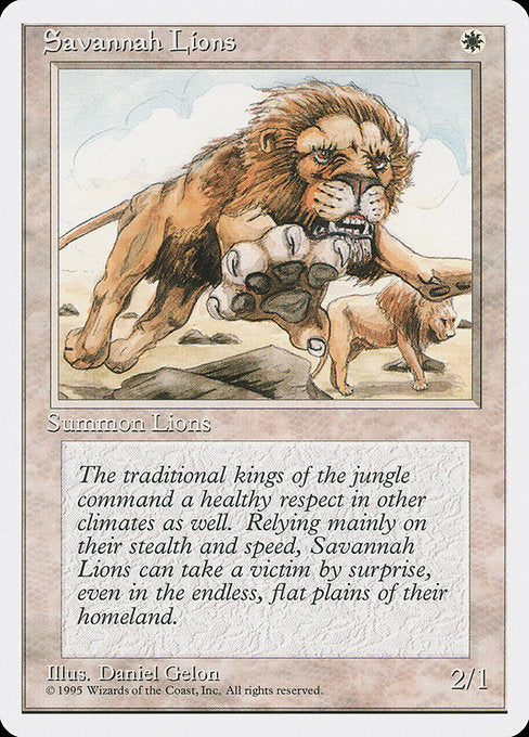 4ED: Savannah Lions