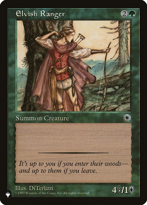 PLST: Elvish Ranger