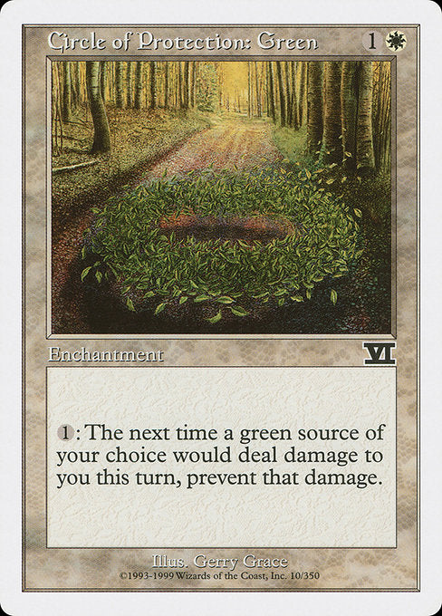 6ED: Circle of Protection: Green