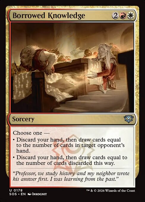 SOS: Borrowed Knowledge (Foil)