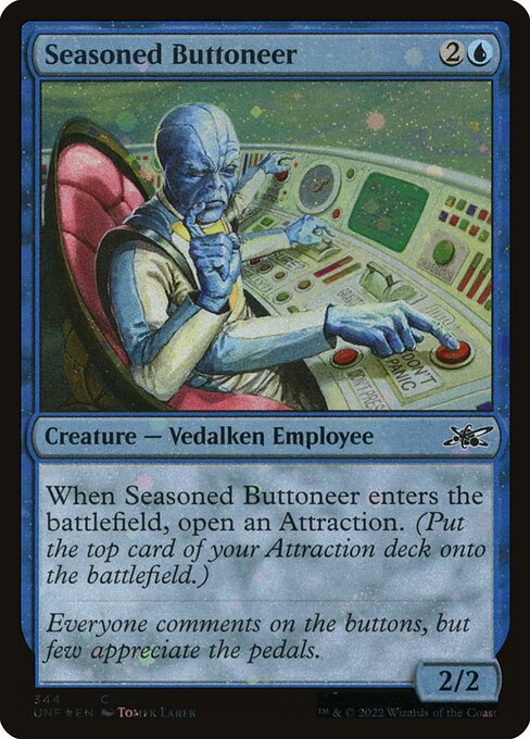 UNF: Seasoned Buttoneer (Galaxy Foil)