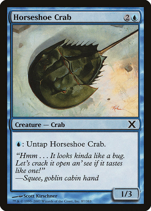 10E: Horseshoe Crab (Foil)
