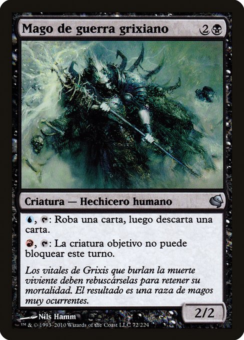 PS11: Grixis Battlemage (Spanish) - "Mago de guerra grixiano"