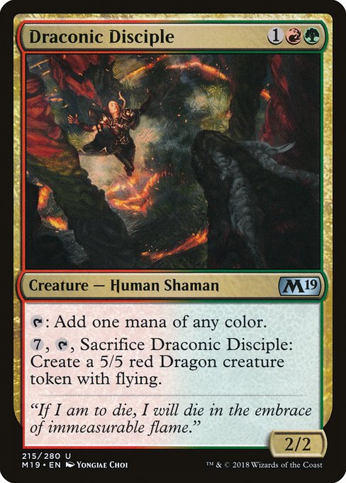 M19: Draconic Disciple (Foil)