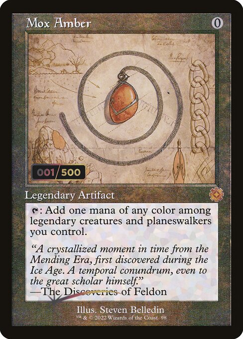 BRR: Mox Amber (Schematic) (Serial Numbered) (Foil)